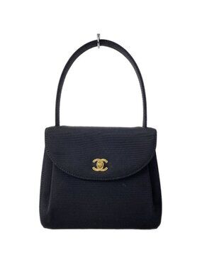 Chanel Black Mini Bag Gold Turnlock